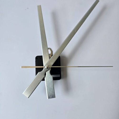 Clock Engine with Hands – Silver- 1081