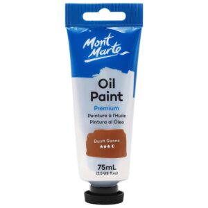 Oil Paint 75mls Tube - Burnt Sienna