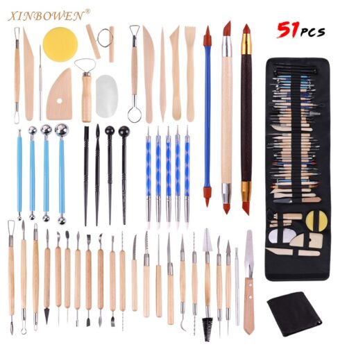 Xinbowen Clay Tool Kit Set – 51pcs TY-51
