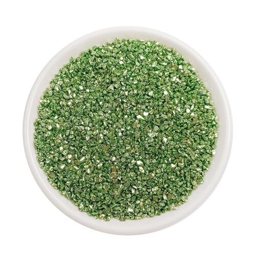 Coloured Crushed Stones 35g – Light Green