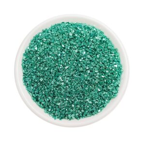 Coloured Crushed Stones 35g- Blue Green