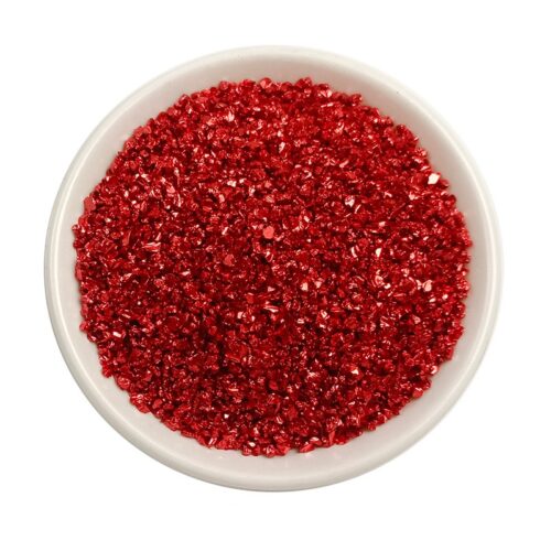 Coloured Crushed Stones 35g – Red
