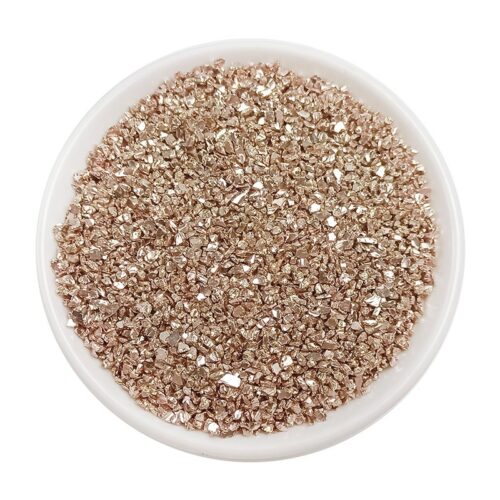Coloured Crushed Stones 35g -Rose Gold