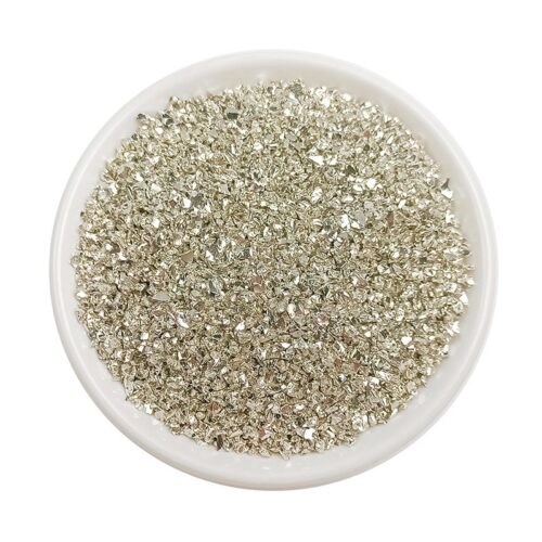 Coloured Crushed Stones 35g- Silver