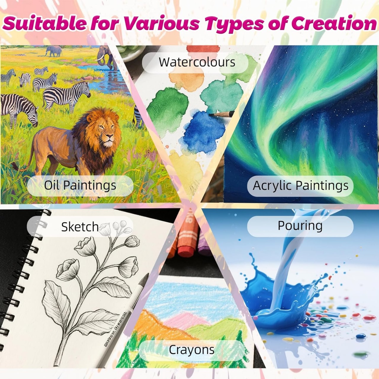 Canvas Panel 15cm by 20cm - Image 2