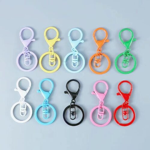 Coloured Lobster Keyrings 10pcs