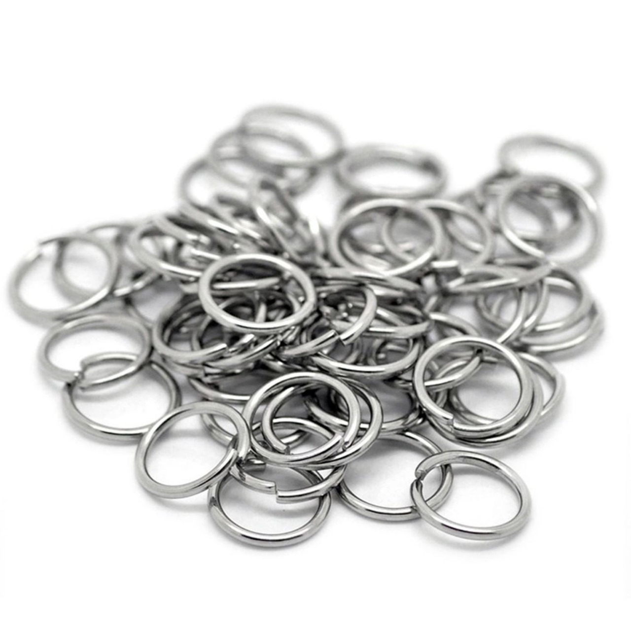 Jumprings -silver 50pcs