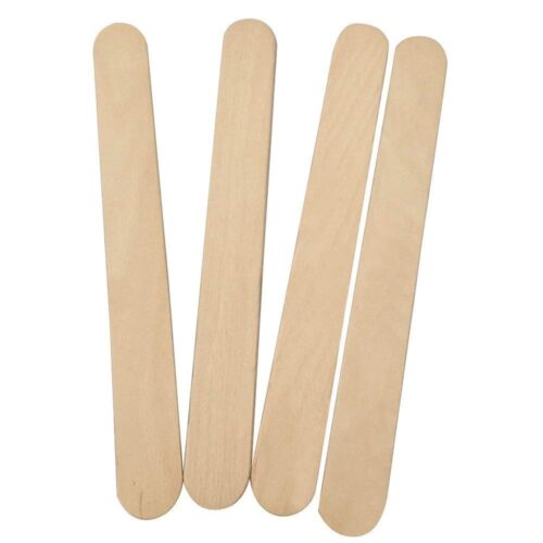 Wooden Popsicle Sticks 20cm long 12pcs