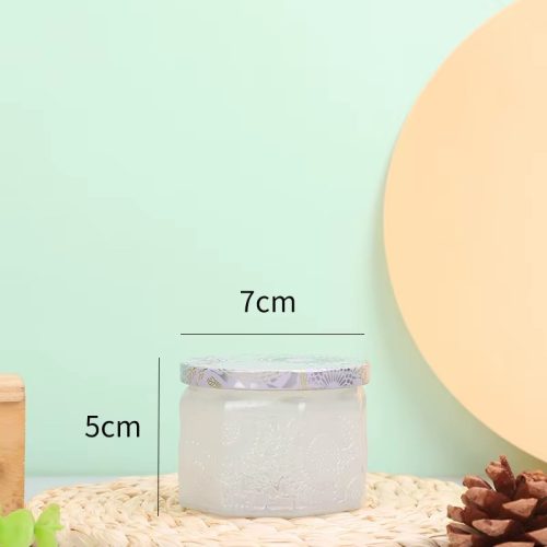 Candle Glass Jar 125mls-GJ2-FH