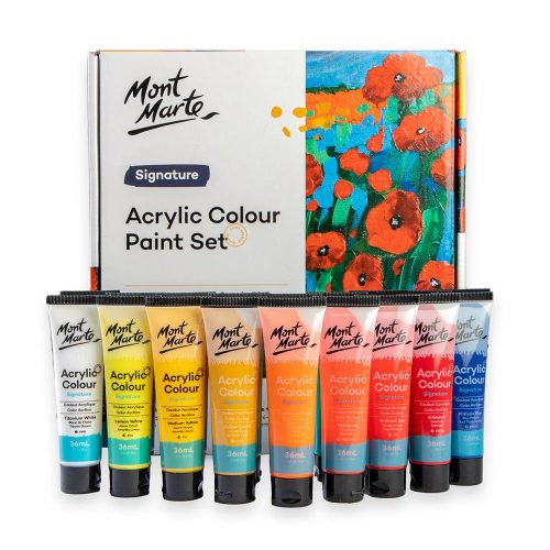 Mont Marte Acrylic Paint set 18pcs X 36mls