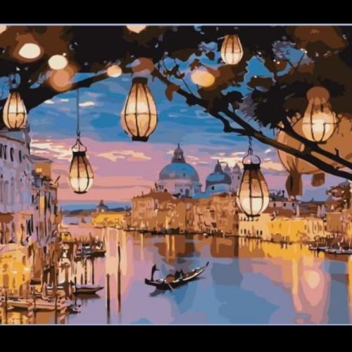 Paint By Numbers-Lantern-30 by 40cm JK503