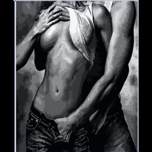 Paint By Numbers-Couple -18cm by 24cm JK313