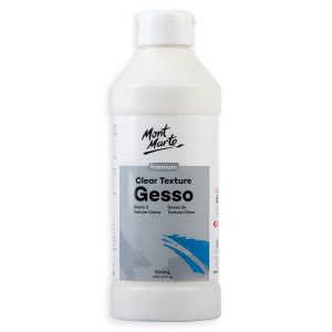 Mont Marte Clear Texture Gesso -500mls