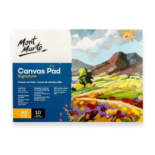 Mont Marte Canvas Pad A5 280 gsm
