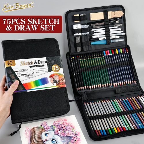 Drawing Pencil Kit 75pcs